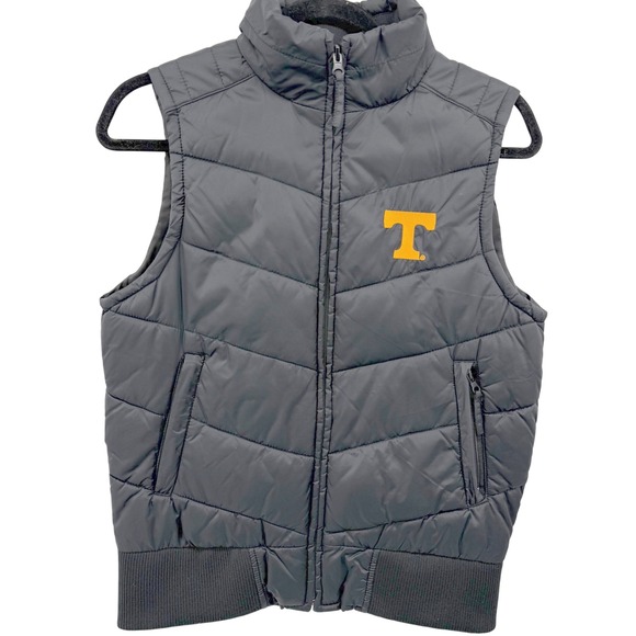 Tennessee Volunteer Colosseum Athletics Puffer Vest Black Orange Small NCAA VOLS - Picture 1 of 12